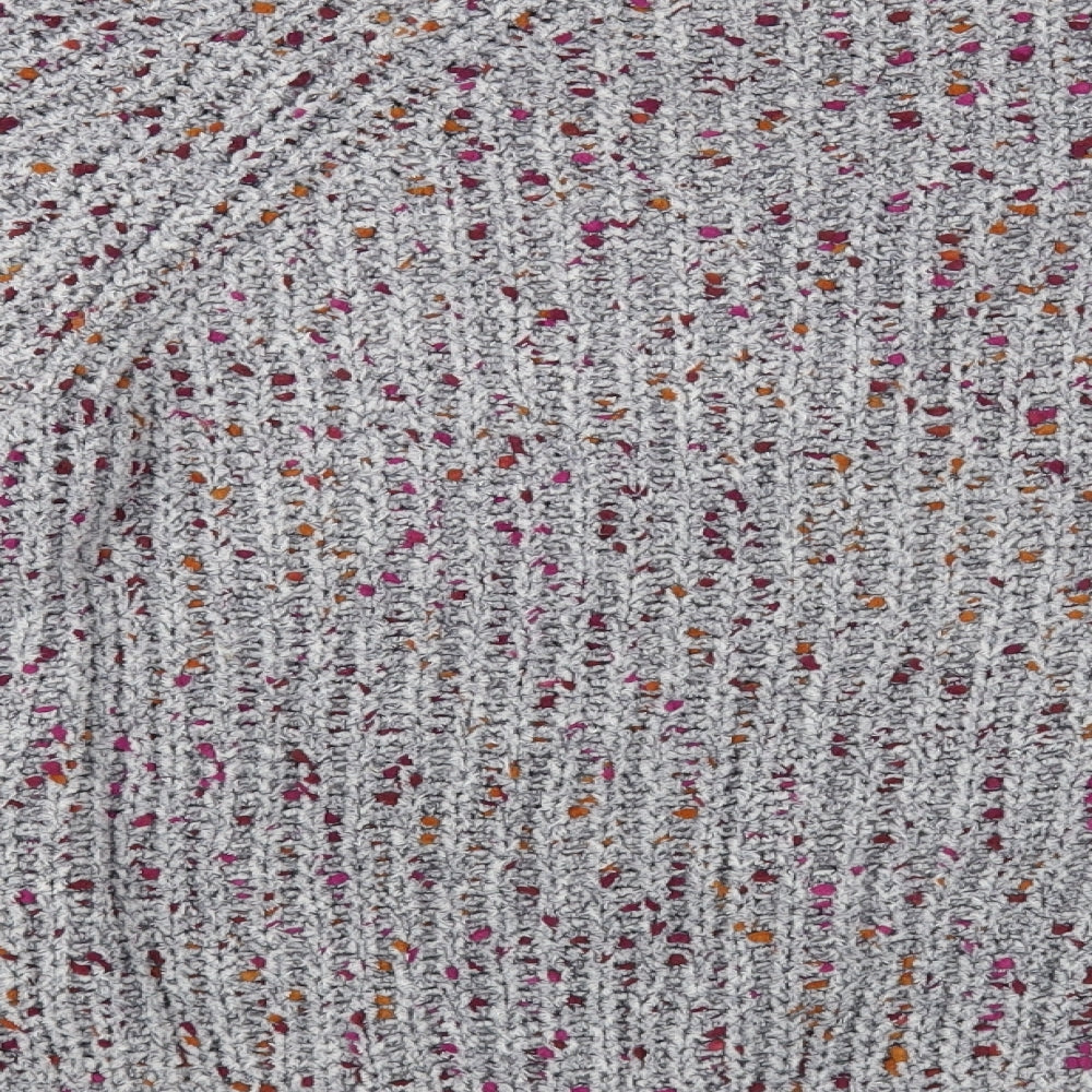 Marks and Spencer Womens Grey Crew Neck  Polyester Pullover Jumper Size L