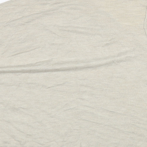 NEXT Womens Beige V-Neck  Viscose Pullover Jumper Size L
