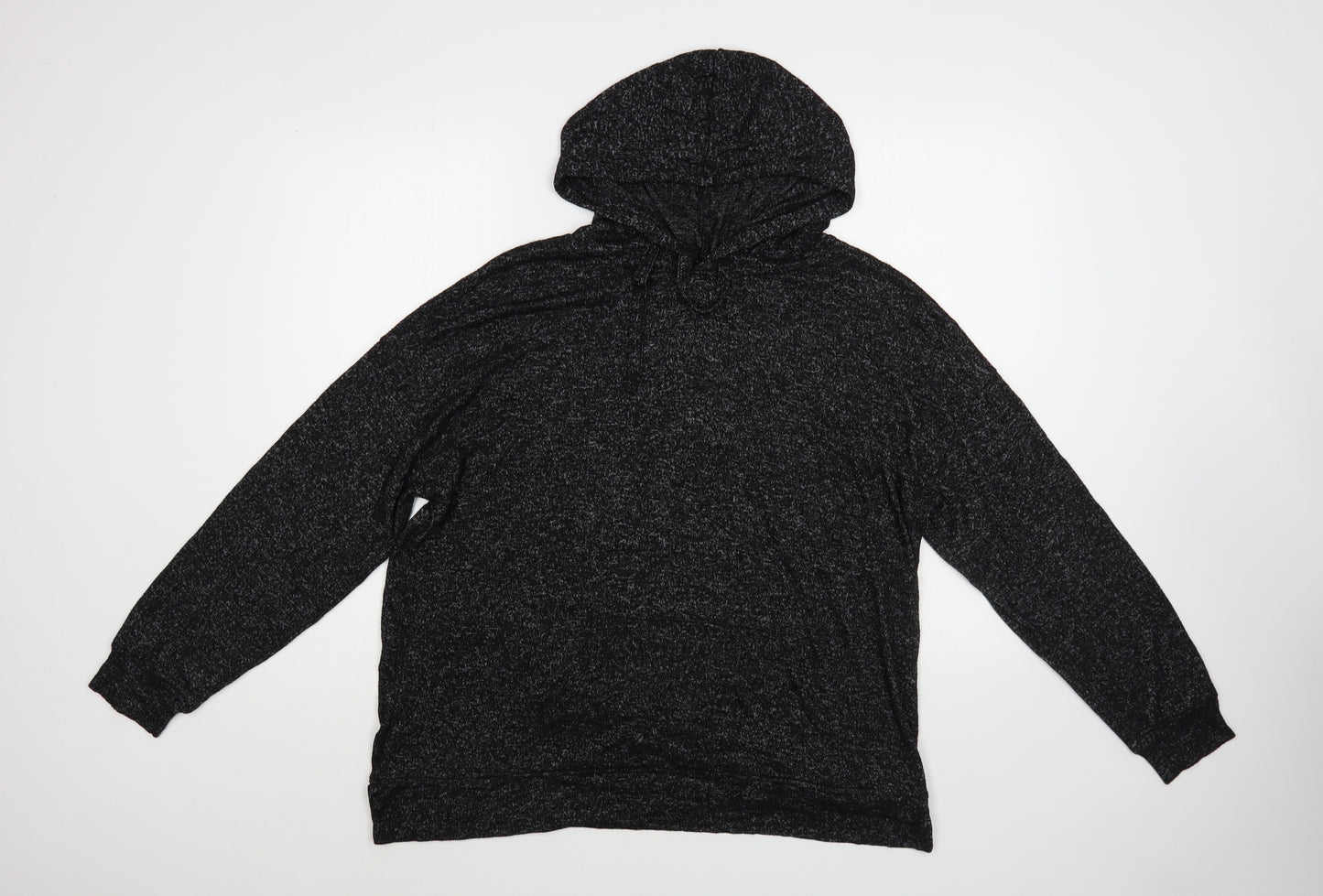 Papaya Womens Grey  Viscose Pullover Hoodie Size 20  Pullover