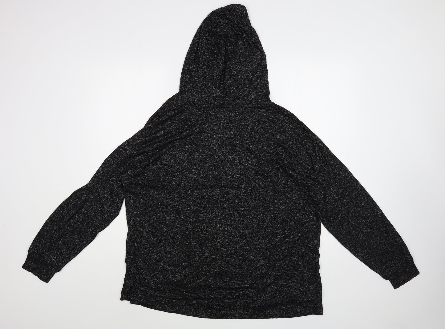 Papaya Womens Grey  Viscose Pullover Hoodie Size 20  Pullover