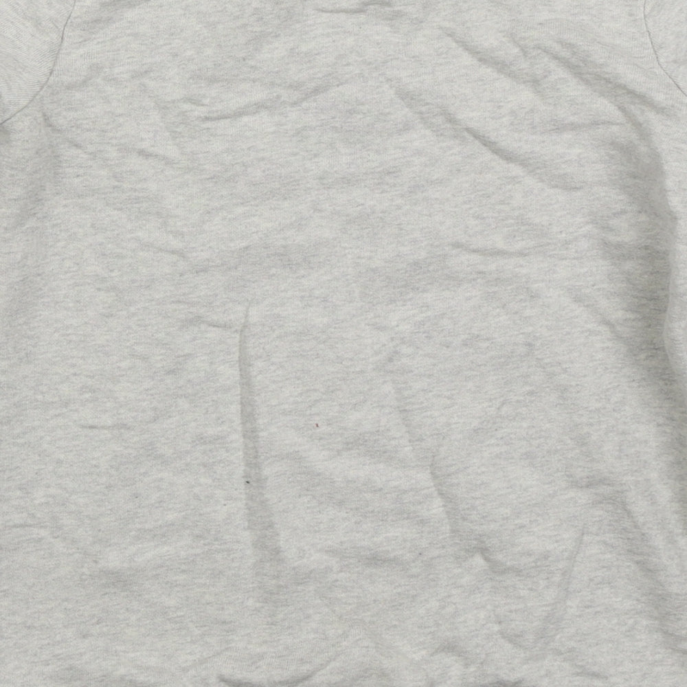 George Girls Grey  Cotton Pullover Sweatshirt Size 9-10 Years  Pullover - Owl