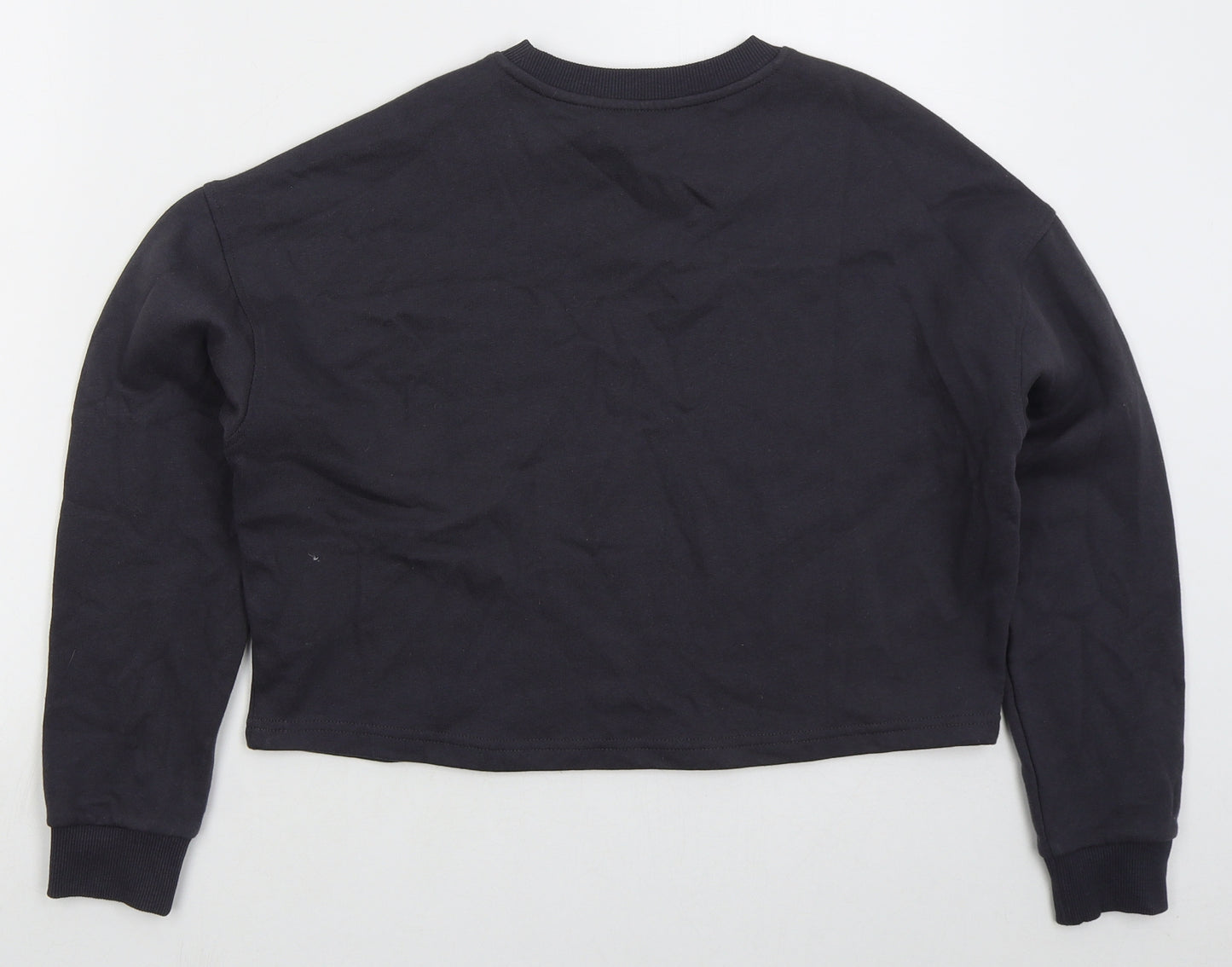 New Look Girls Grey  Cotton Pullover Sweatshirt Size 12-13 Years  Pullover - I Have Too Many Presents