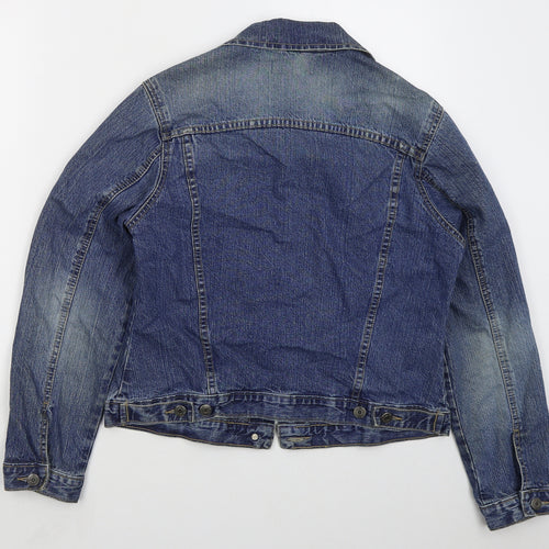 NL Jeans Womens Blue   Jacket  Size 14  Button