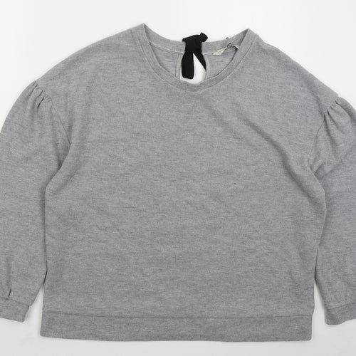 F&F Womens Grey  Polyester Pullover Sweatshirt Size 16  Pullover
