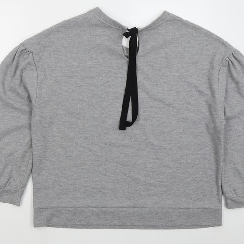 F&F Womens Grey  Polyester Pullover Sweatshirt Size 16  Pullover