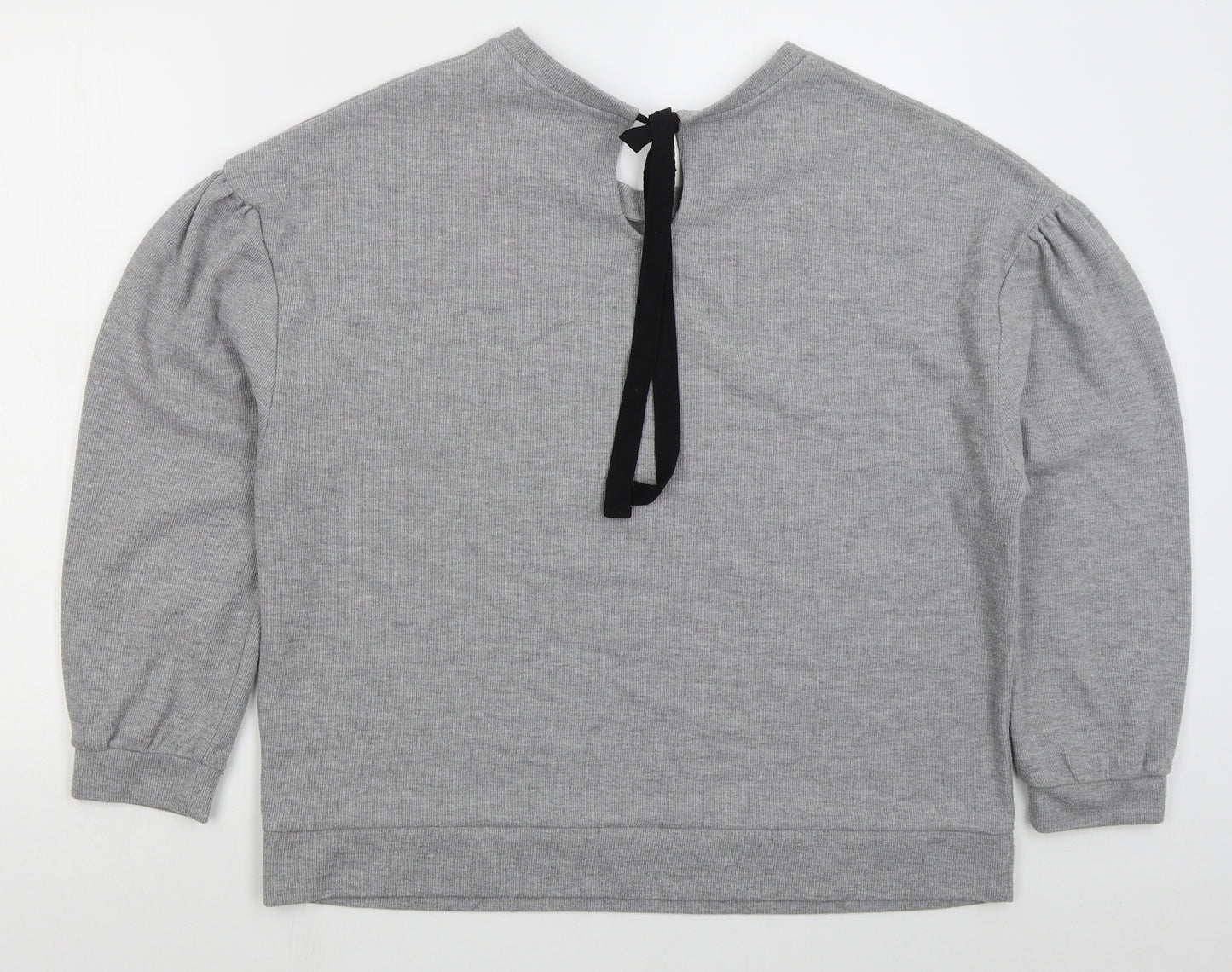 F&F Womens Grey  Polyester Pullover Sweatshirt Size 16  Pullover