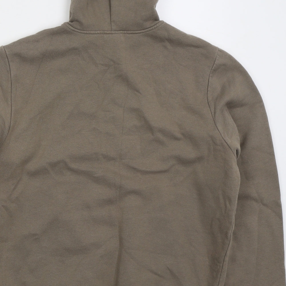 Nike Womens Brown  Cotton Pullover Hoodie Size 14  Pullover
