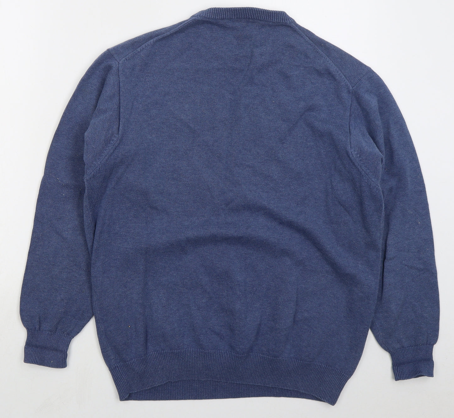 Wolsey Mens Blue Crew Neck  Cotton Pullover Jumper Size M