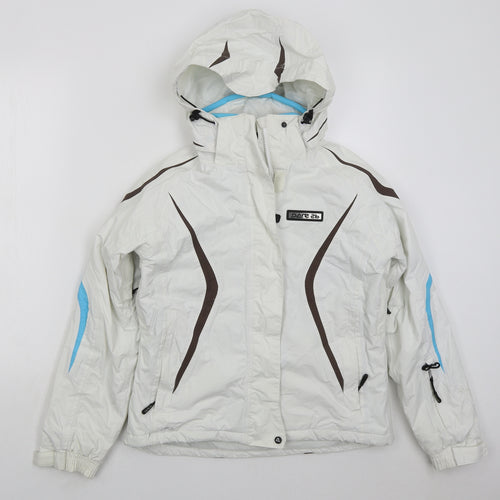 Dare 2B Womens White   Jacket Coat Size 10  Zip