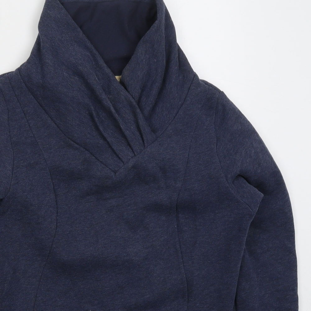 DECATHLON Womens Blue  Cotton Pullover Sweatshirt Size M  Pullover