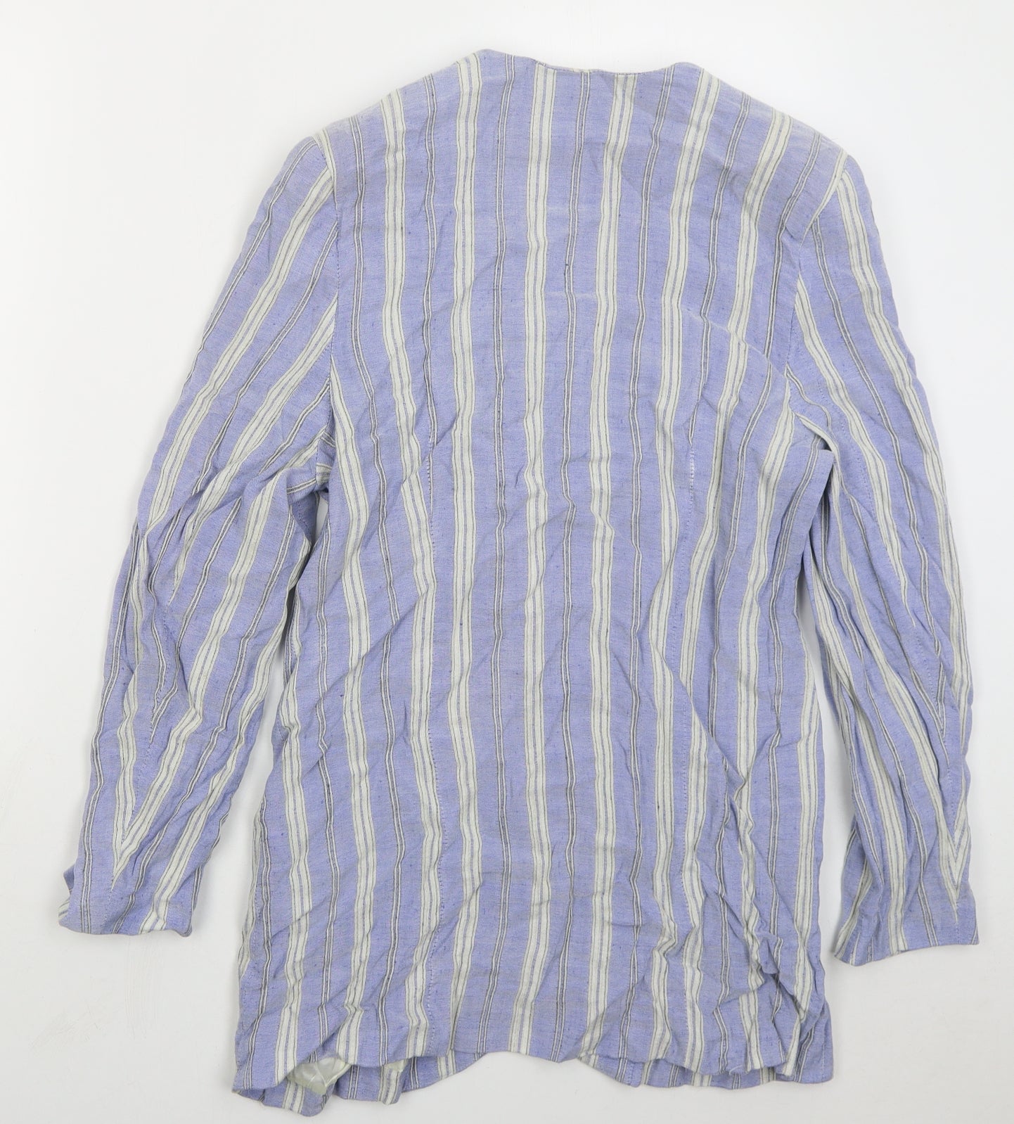 JFW Womens Blue Striped  Jacket  Size 16  Button