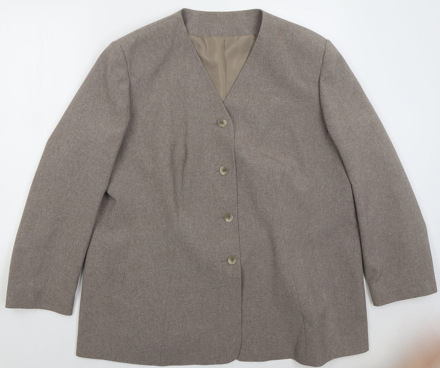 Berkertex Womens Brown   Jacket  Size 14  Button