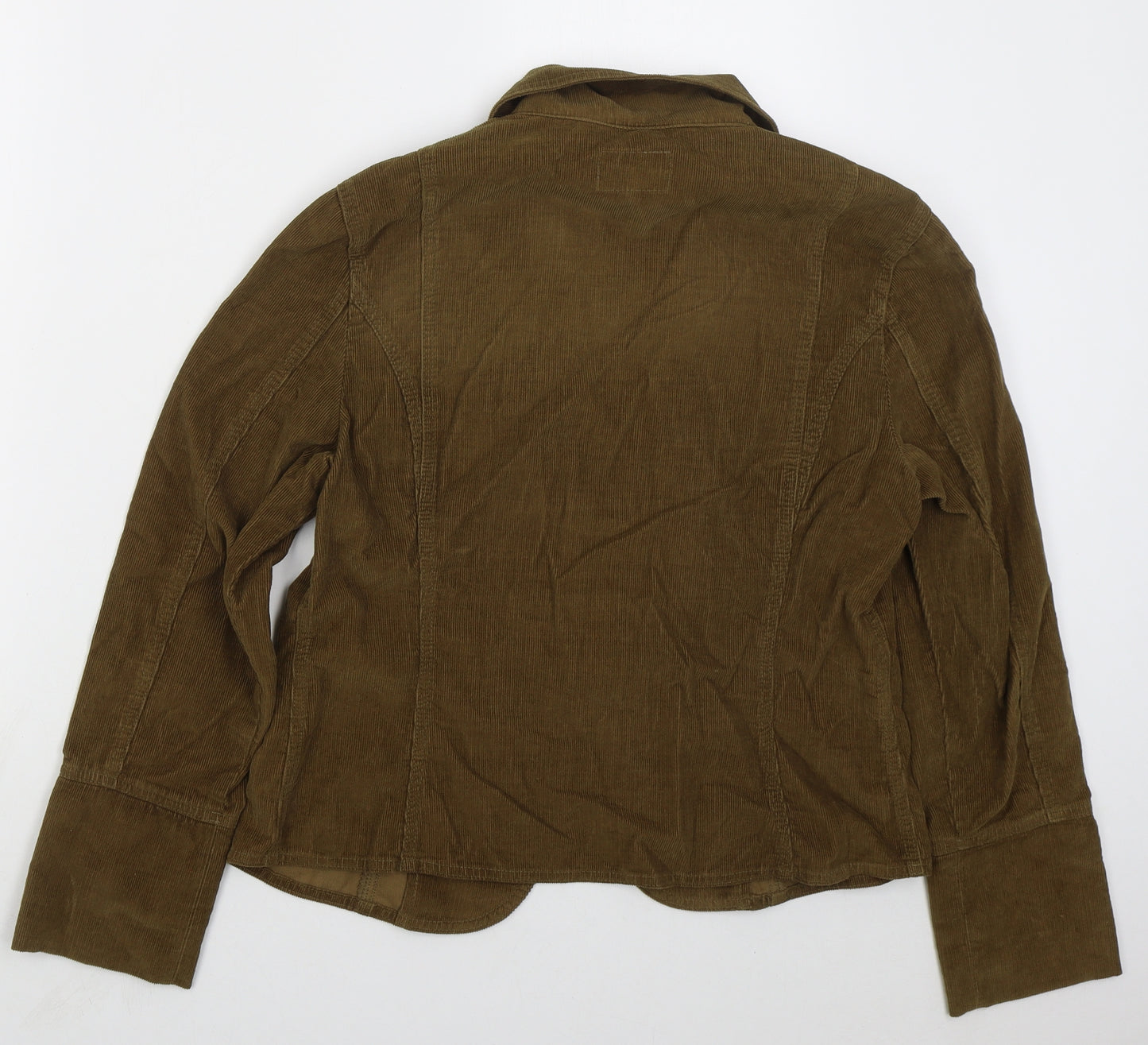 Per Una Womens Brown   Jacket  Size 16  Button