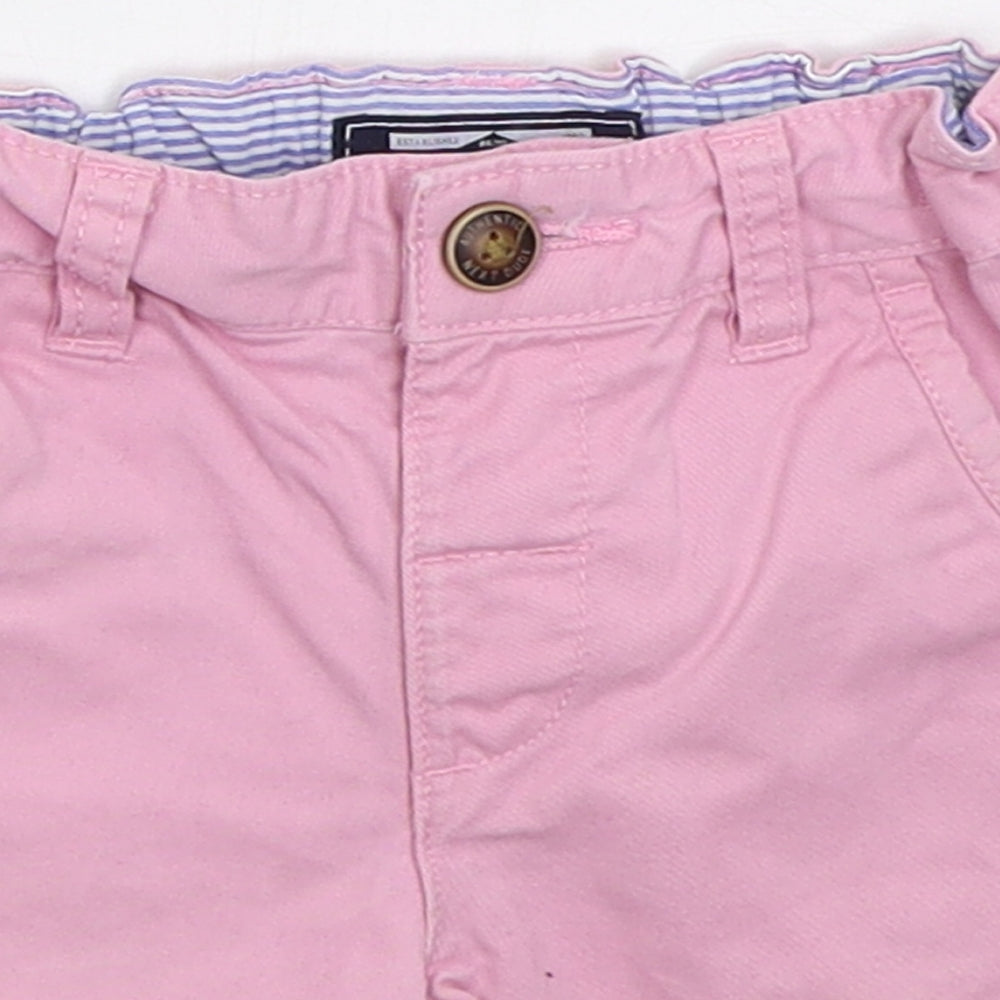 NEXT Girls Pink  Cotton Bermuda Shorts Size 2-3 Years  Regular