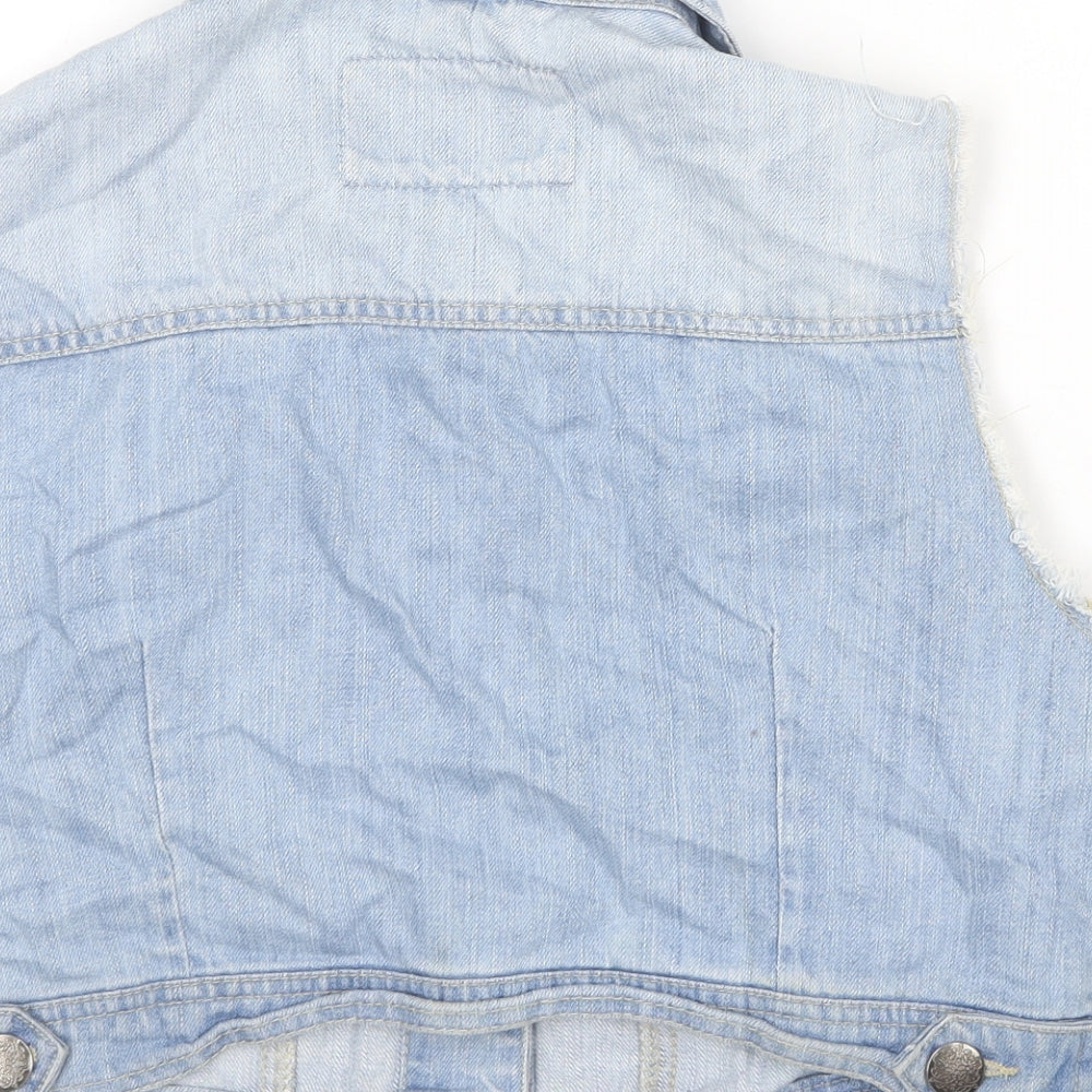 Denim & Co. Womens Blue   Jacket  Size 16