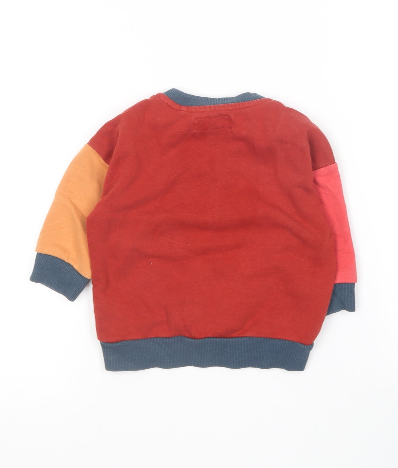 NEXT Boys Multicoloured  Cotton Pullover Jumper Size 9-12 Months