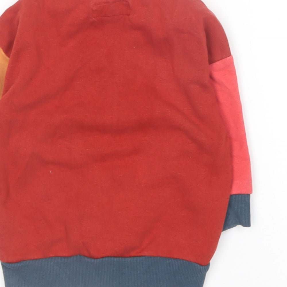 NEXT Boys Multicoloured  Cotton Pullover Jumper Size 9-12 Months