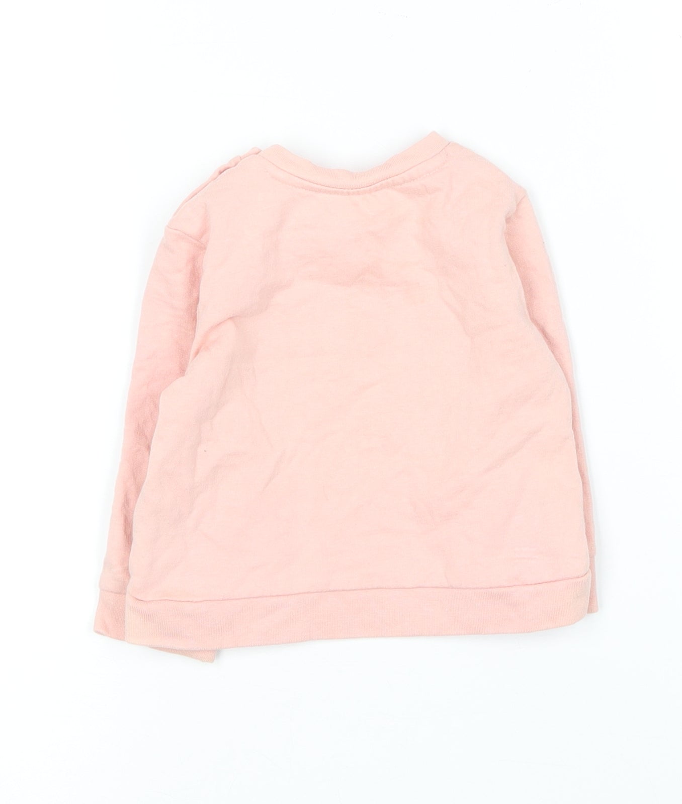 Pep&Co  Baby Pink  Cotton Pullover Jumper Size 9-12 Months