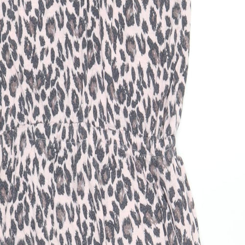 Secret Womens Multicoloured Animal Print Viscose Top One Piece Size 8