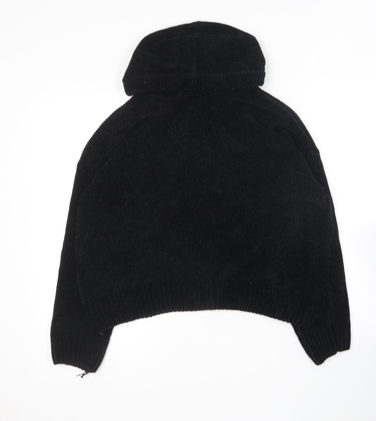 Primark Womens Black  Polyester Pullover Hoodie Size 14