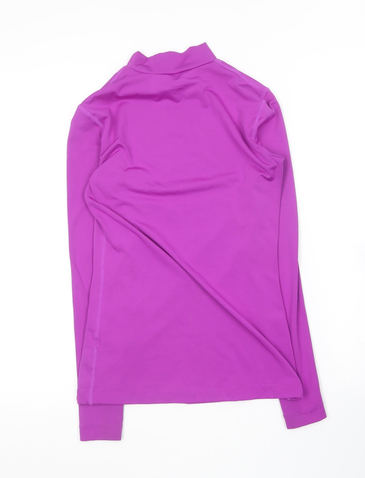Dunnes Stores Womens Purple  Polyester Basic T-Shirt Size S Crew Neck