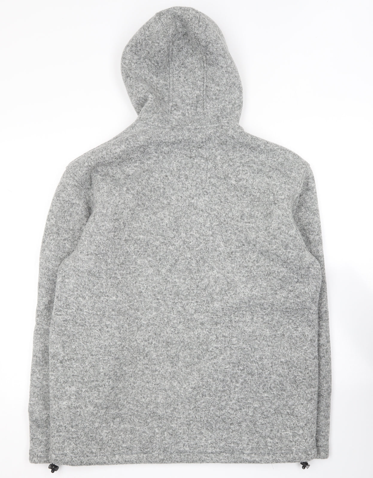 New Balance Mens Grey  Polyester Full Zip Hoodie Size L