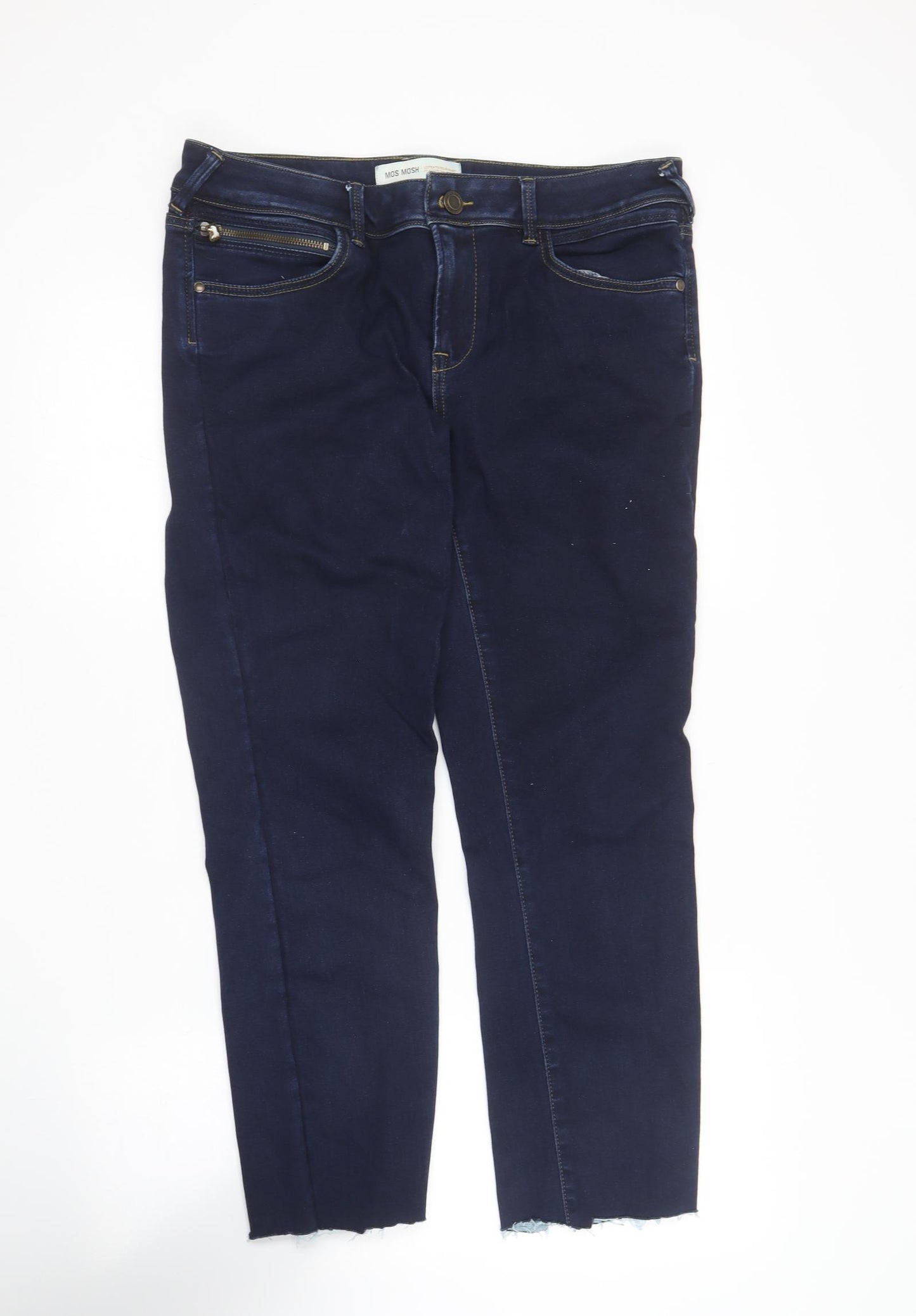 mos mosh Womens Blue  Cotton Skinny Jeans Size 30 in L32 in Regular