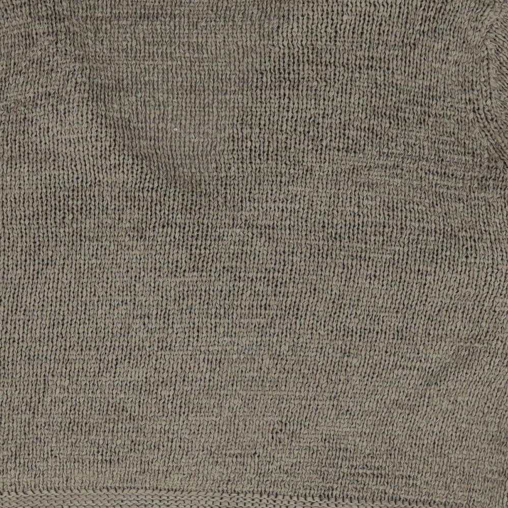 monari Womens Green V-Neck  Acrylic Cardigan Jumper Size 16