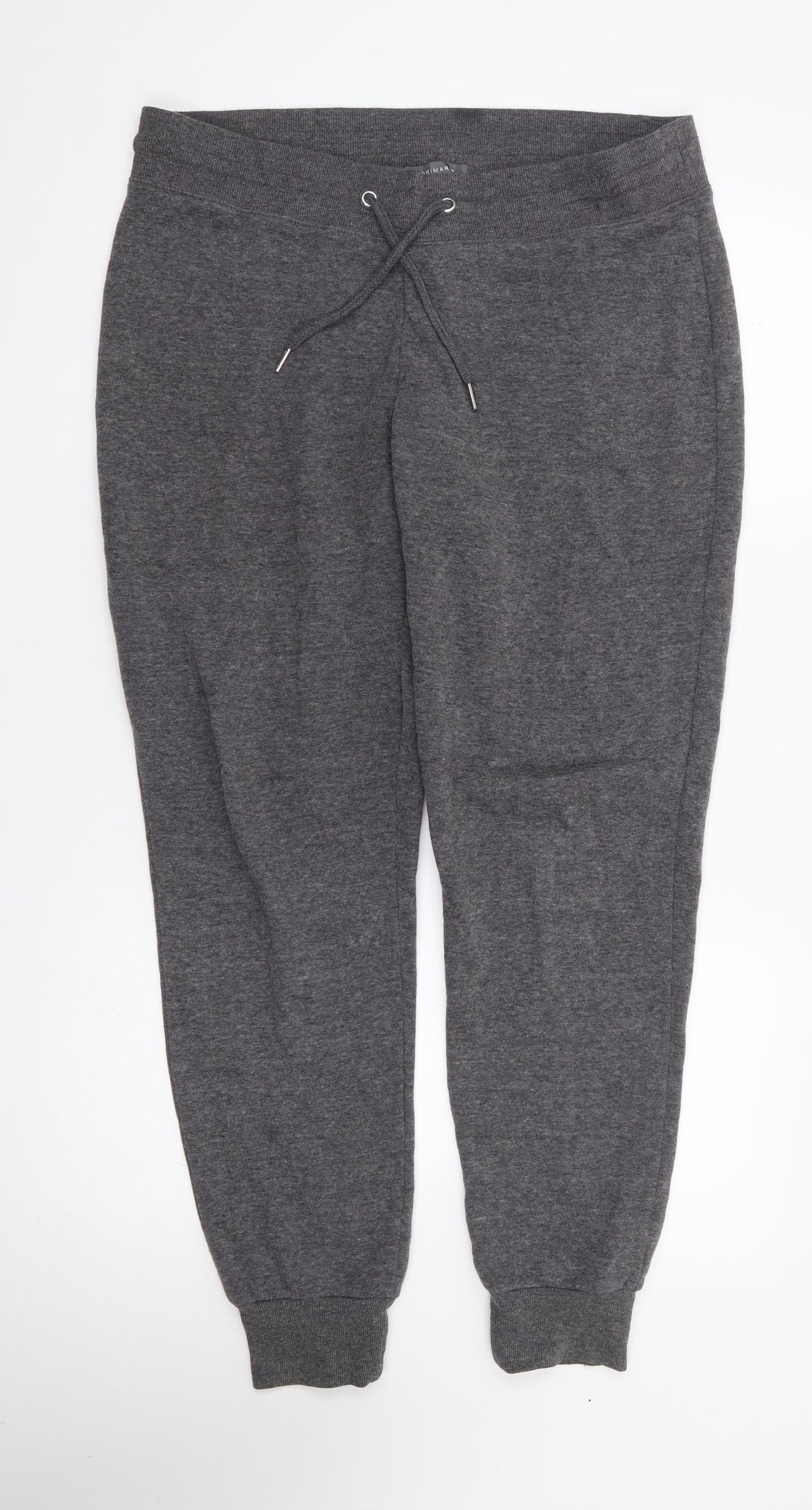 Primark Womens Grey  Polyester Jogger Trousers Size L L29 in Regular Drawstring