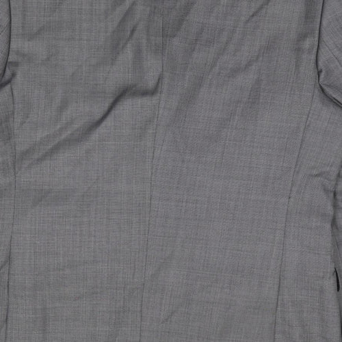 Racing Green Mens Grey  Wool Jacket Suit Jacket Size 44