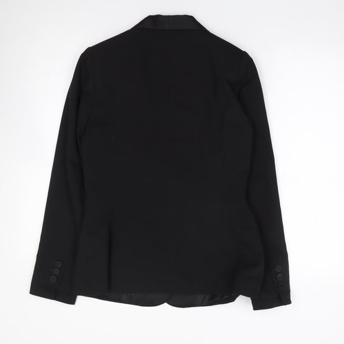 Dorothy Perkins Womens Black  Polyester Jacket Suit Jacket Size 10