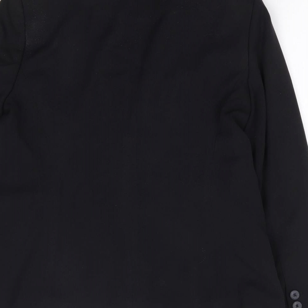 Debenhams Womens Black  Polyester Jacket Suit Jacket Size 16