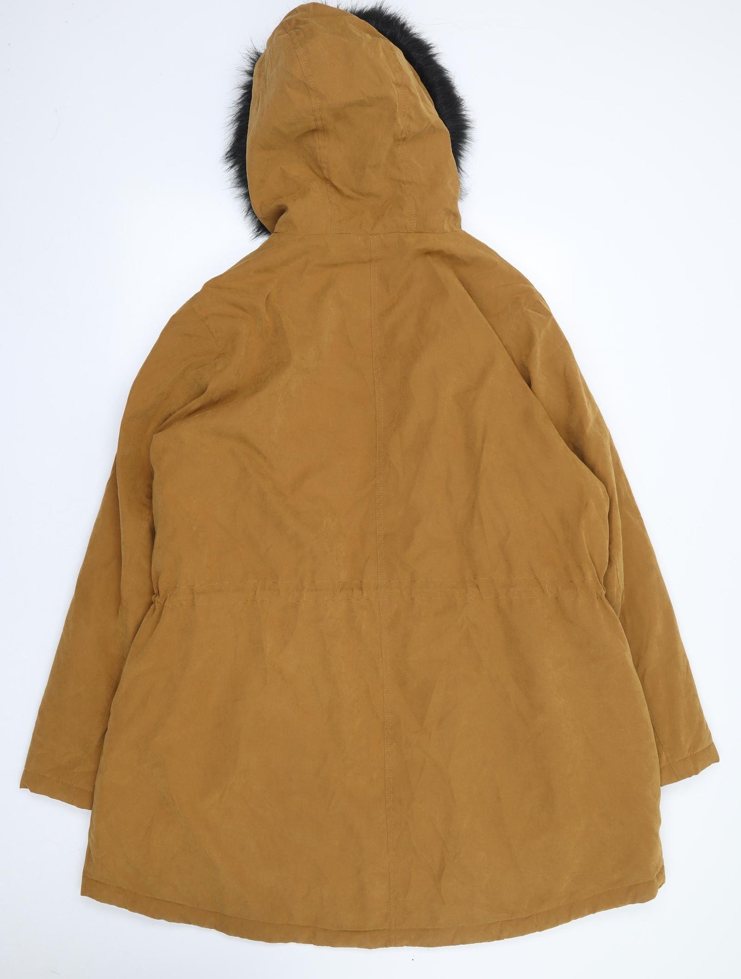 George Womens Yellow   Parka Coat Size XL  Zip