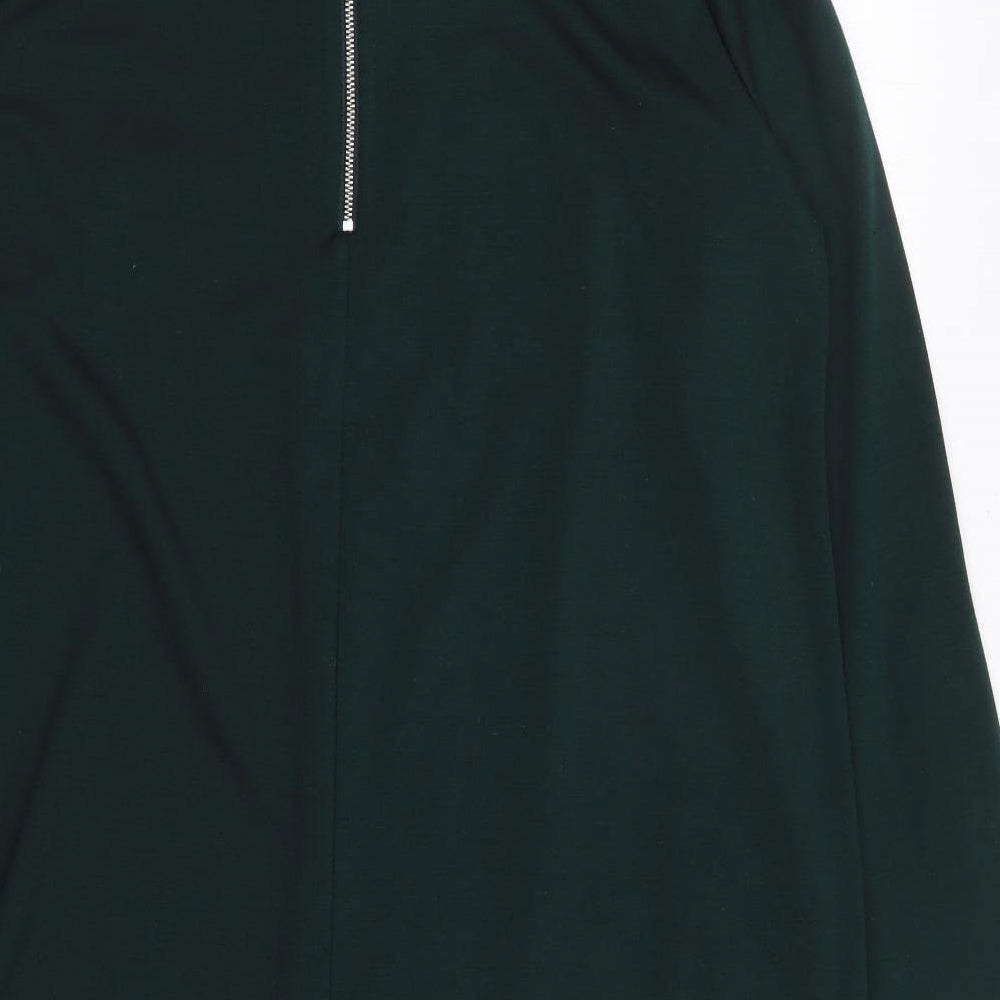 Wallis Womens Green  Polyester Shift  Size 16  Round Neck Pullover