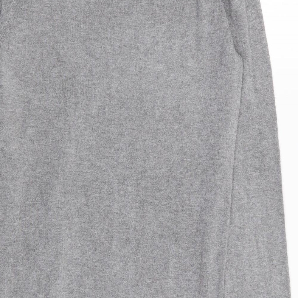 Wallis Womens Grey  Polyester Jumper Dress  Size S  Roll Neck Pullover