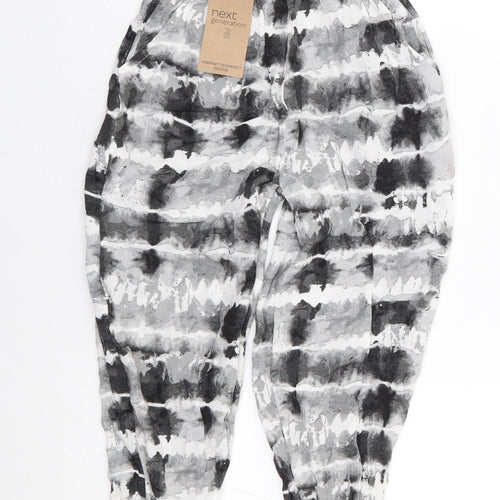 NEXT Girls Grey  Viscose Harem Trousers Size 5 Years  Regular