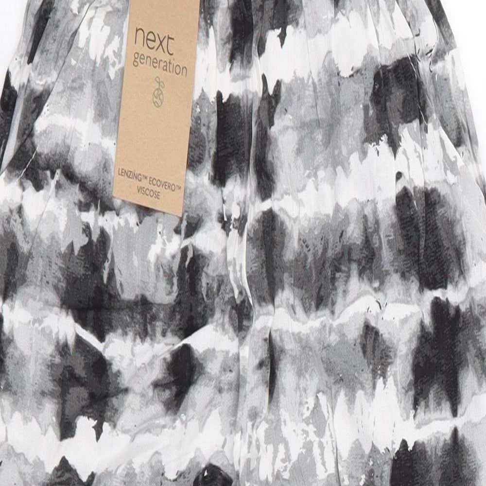 NEXT Girls Grey  Viscose Harem Trousers Size 5 Years  Regular