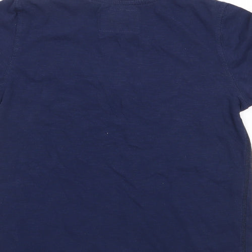 NEXT Boys Blue  100% Cotton Jersey T-Shirt Size 8 Years Crew Neck Pullover