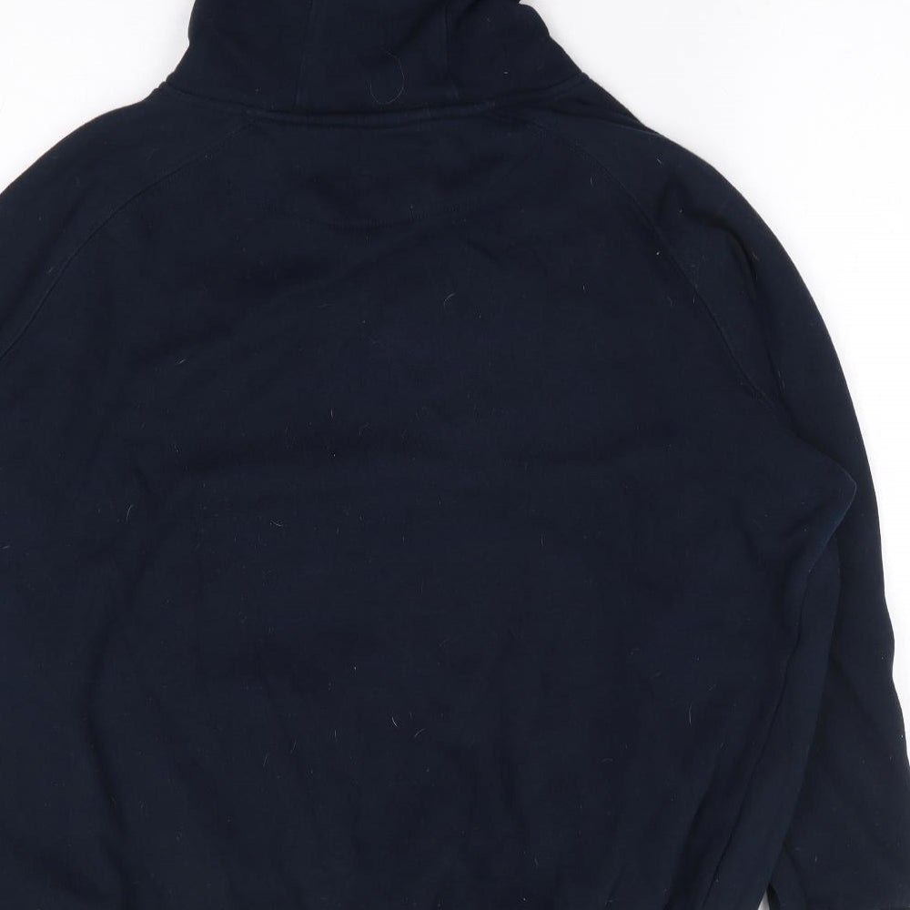 England Rugby Mens Blue  Cotton Pullover Hoodie Size L   - England Rugby