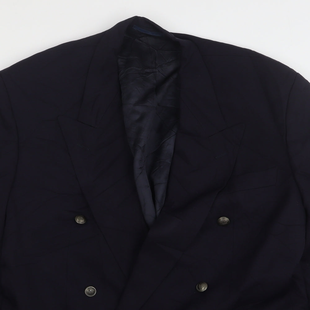 NEXT Mens Blue  Wool Jacket Suit Jacket Size 44
