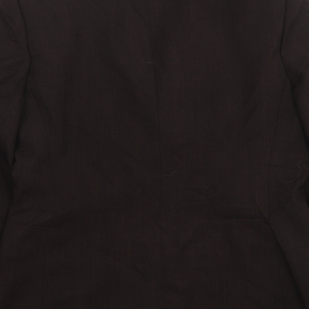 Berkertex Womens Brown  Polyester Jacket Suit Jacket Size 10