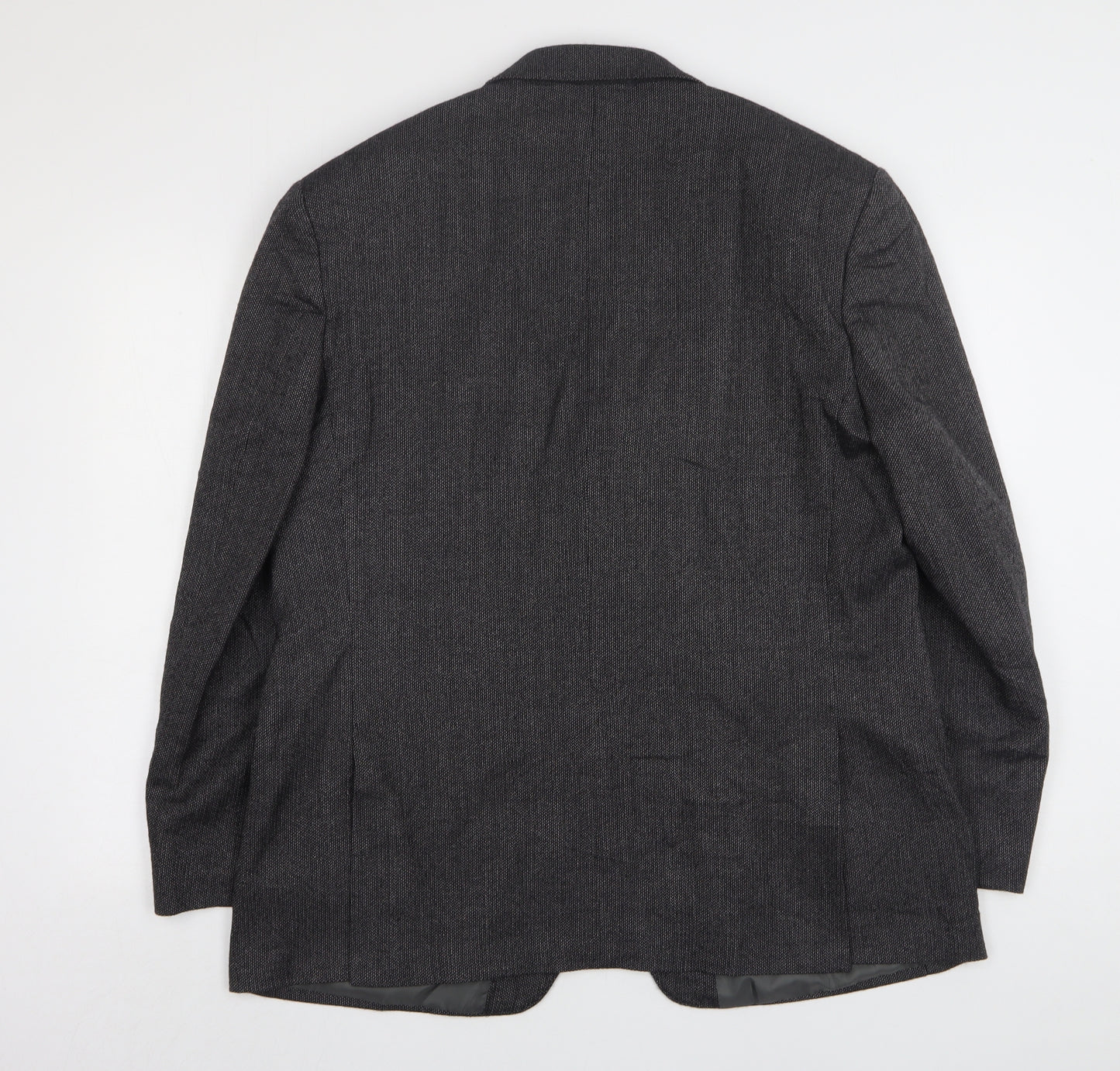 Marks and Spencer Mens Grey  Wool Jacket Suit Jacket Size 44
