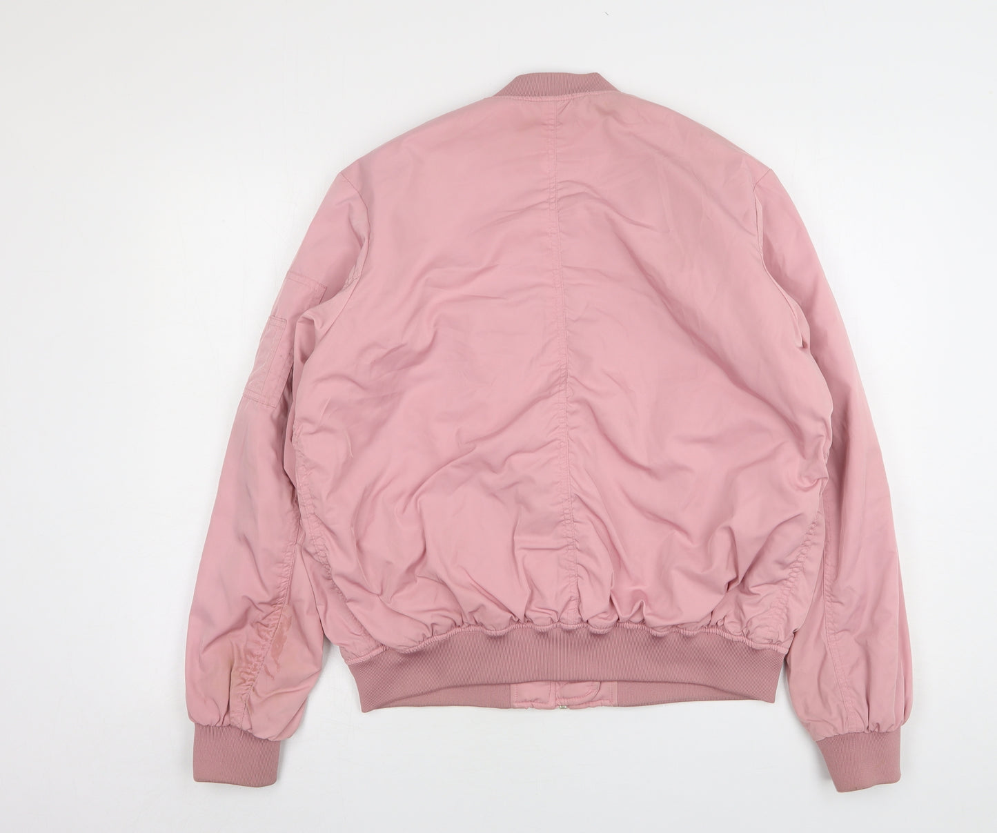 H&M Womens Pink   Bomber Jacket Jacket Size 10