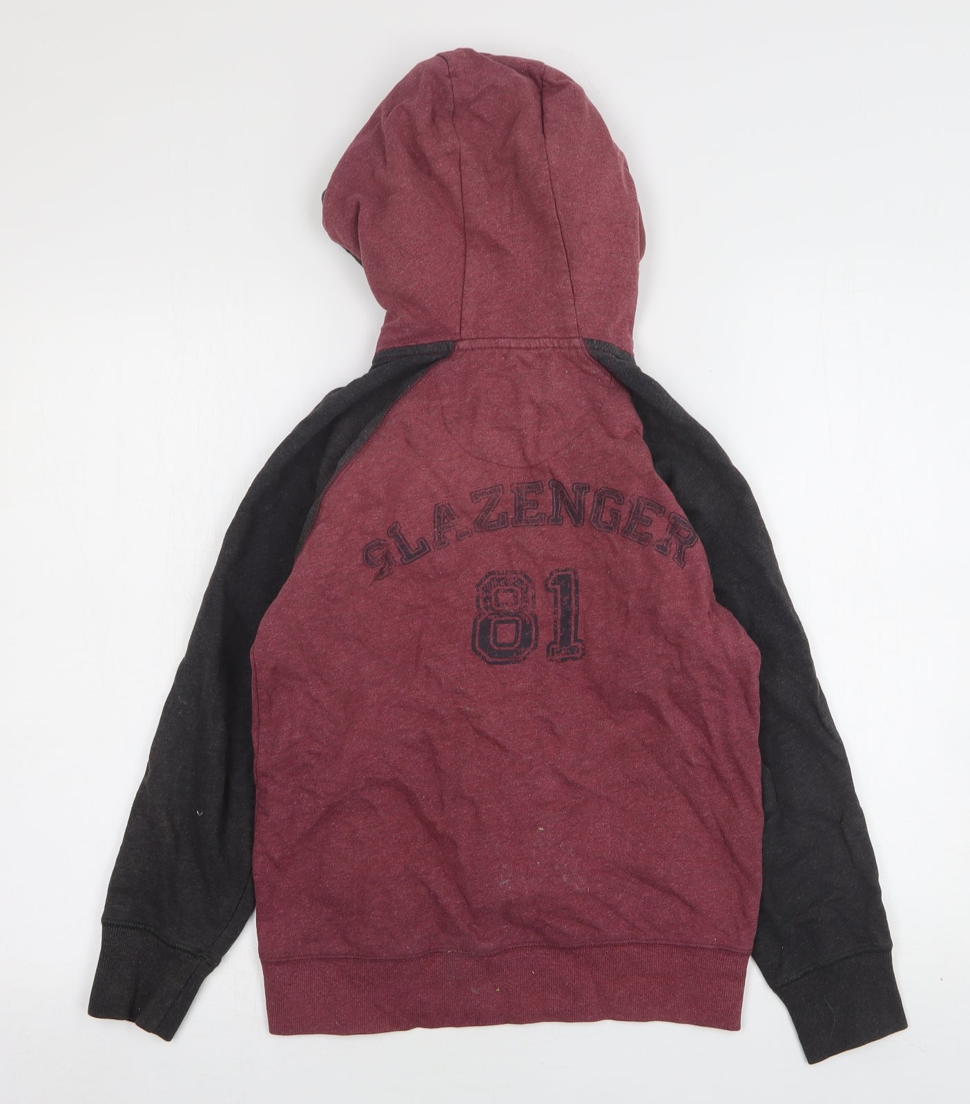 Slazenger Boys Red  Cotton Full Zip Hoodie Size 11-12 Years