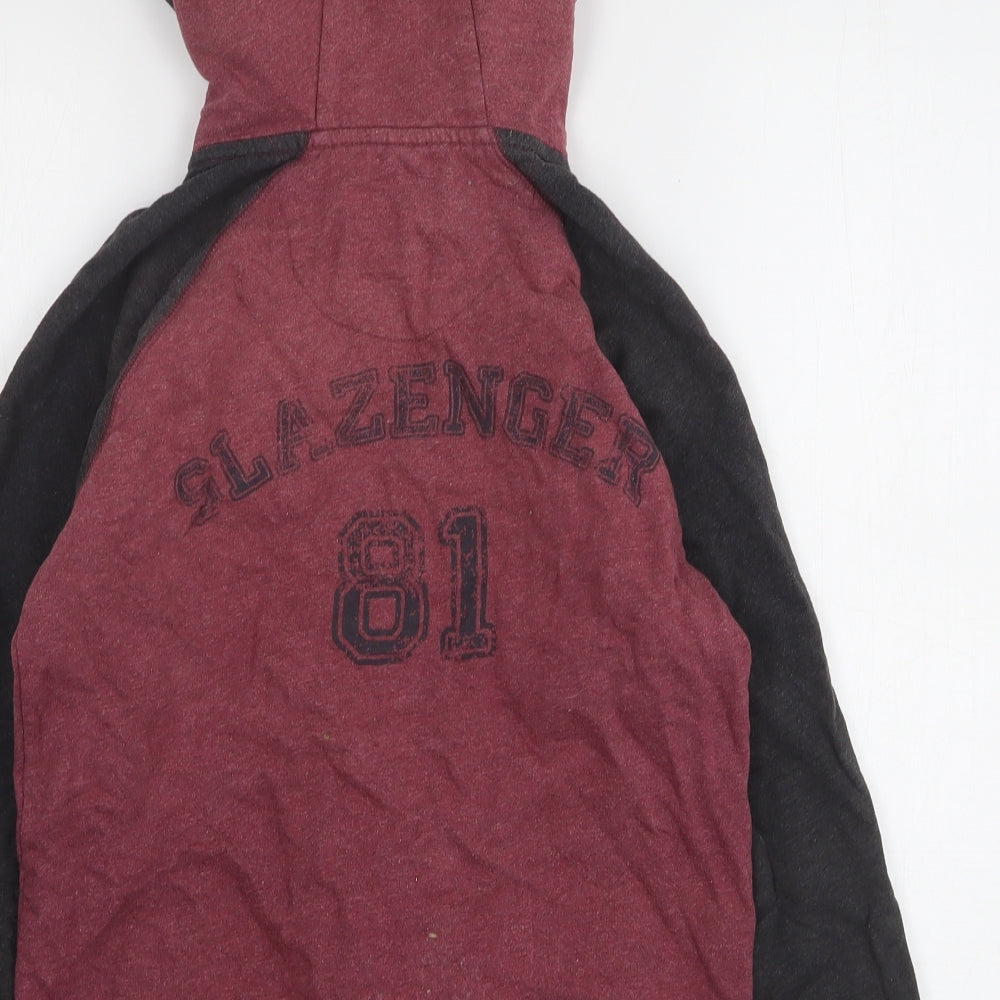 Slazenger Boys Red  Cotton Full Zip Hoodie Size 11-12 Years