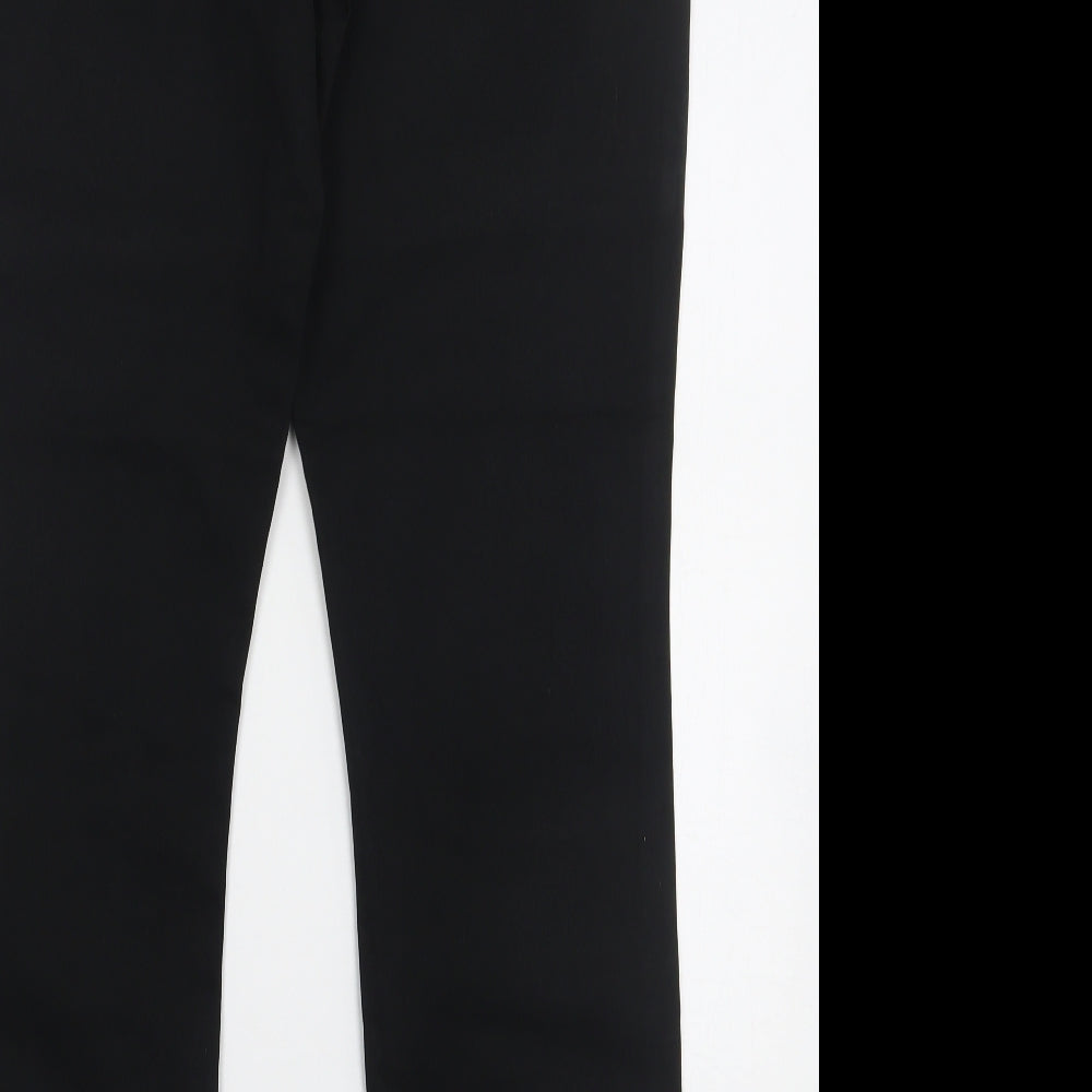 Wallis Womens Black  Cotton Skinny Jeans Size 14 L31 in Regular