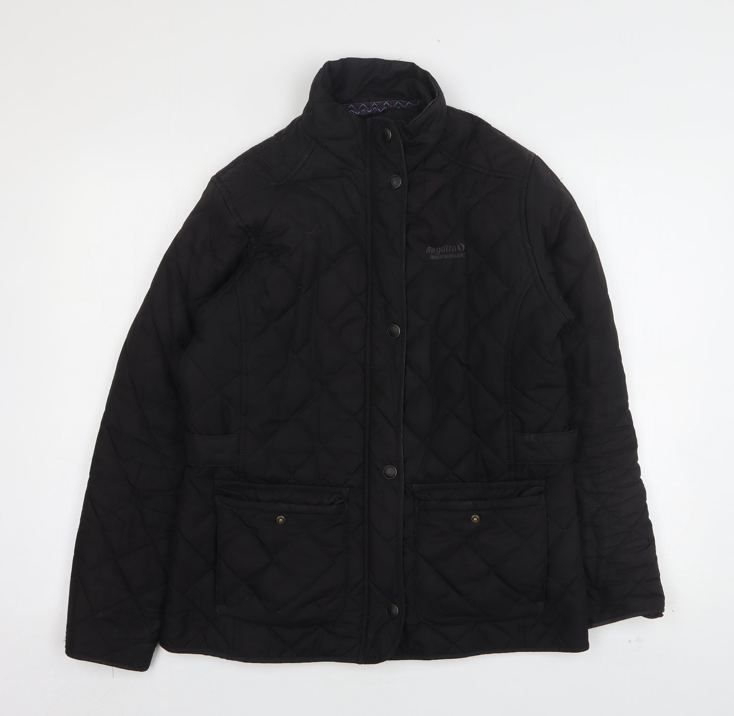 Regatta Womens Black   Quilted Jacket Size 12