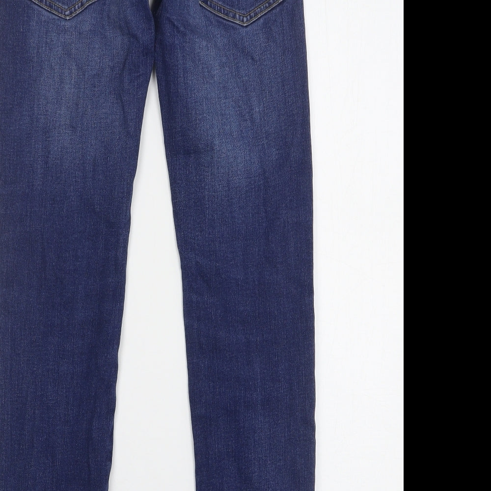Nukutavake Boys Blue  Cotton Skinny Jeans Size 12 Years  Regular
