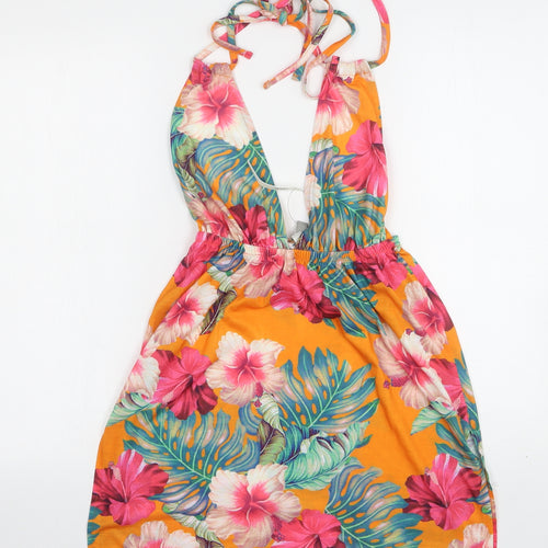 ASOS Womens Multicoloured Floral Polyester Camisole Tank Size 6 V-Neck