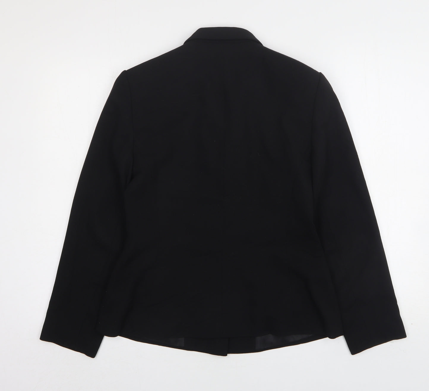 NEXT Womens Black  Polyester Jacket Suit Jacket Size 10